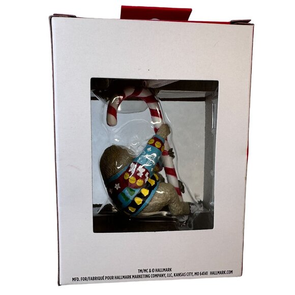 Hallmark Boy Scout Elf On The Shelf & Sloth Christmas Tree Ornaments Set 2 NEW - Picture 11 of 12